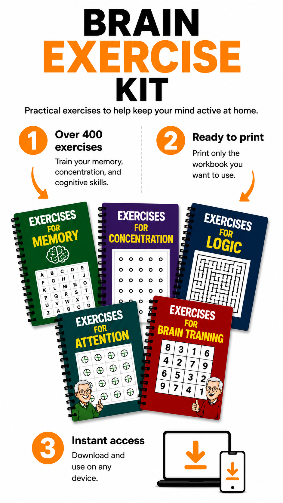 Mind exercise kit